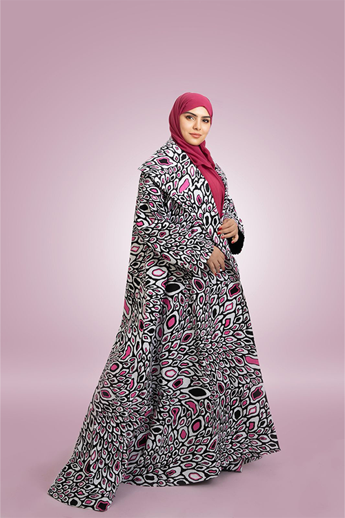 Artboard 1 Zahara Printed Luxury Kimono - Image 1