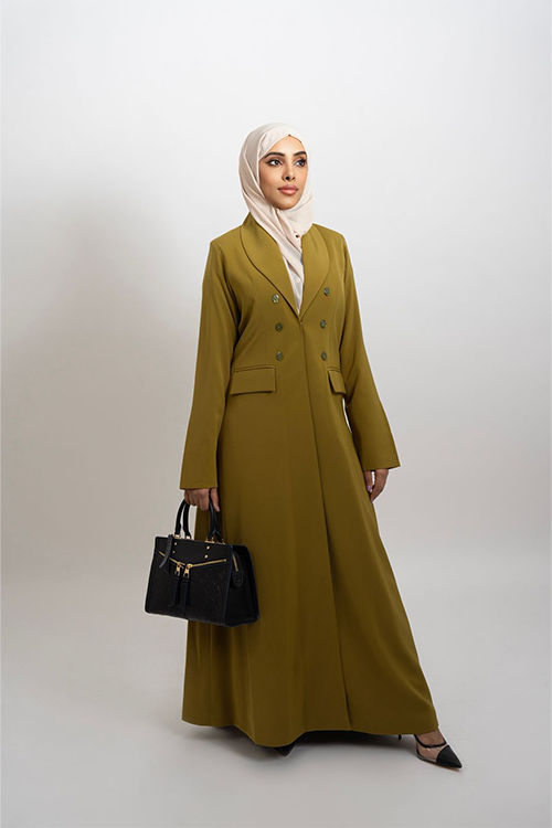 Artboard 13 The Olive Power Abaya - Image 1