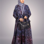 Layla Midnight Floral Abaya