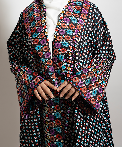 Floral Elegance Modest Robe